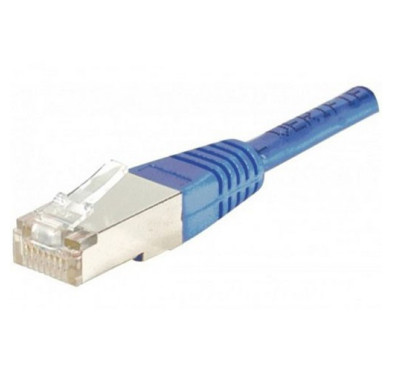 Câbles réseau INTELLINET Cable RJ45 cat 6 1m Bleu