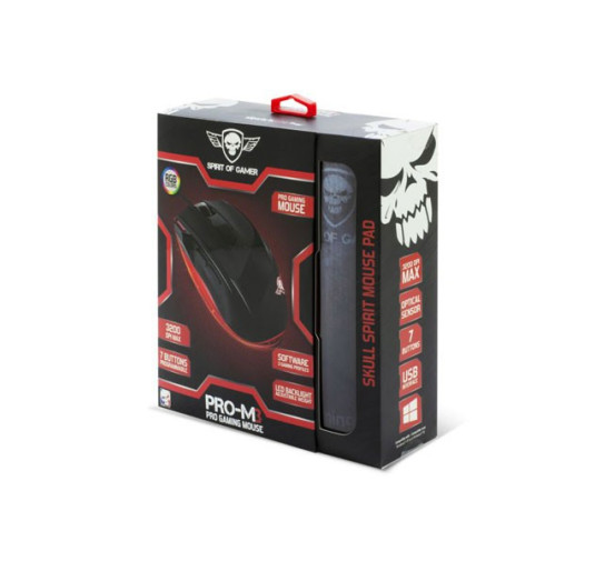 Souris Gaming + Tapis souris Spirit of gamer PM3