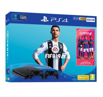 PS4 Sony +2EME MANETTE CONSOLE 500G FIFA19