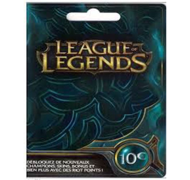 Codes de recharge Riot GAMES LOL RP10