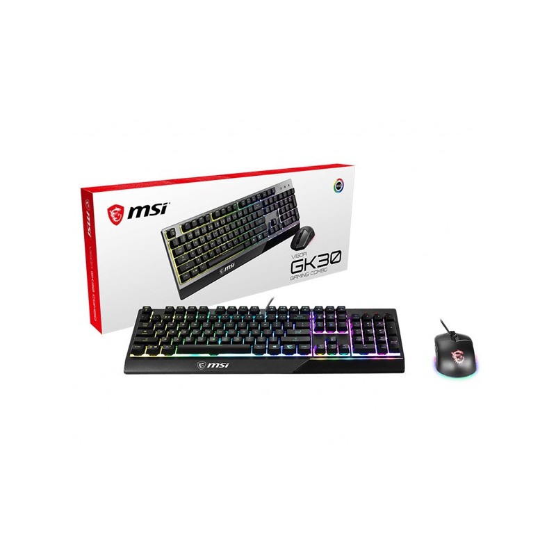 Combo Clavier et Souris  MSI VIGOR PACK GK30