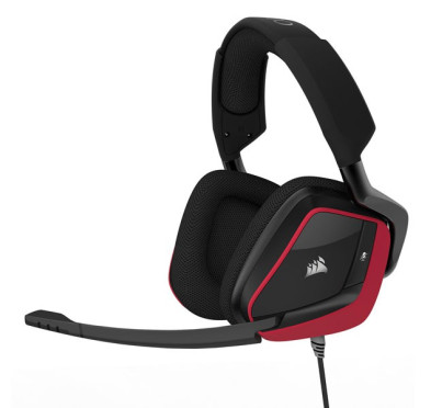 Casque micro Corsair surround Dolby 7.1 VOID PRO USB ROUGE