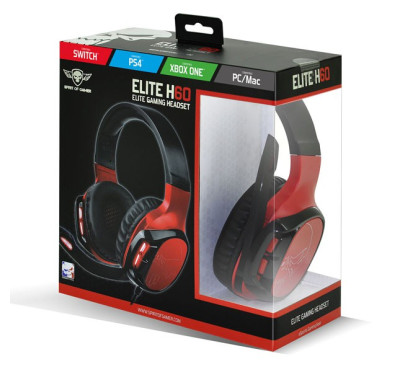 CASQUE MICRO SPIRIT OF GAMER RED ELITE H60