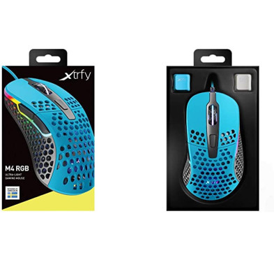 Souris Xtrfy M4 RGB GAMING MIAMI BLUE