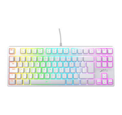 Clavier Xtrfy K4 TKL RGB TENKEYLESS WHITE MECHANICAL