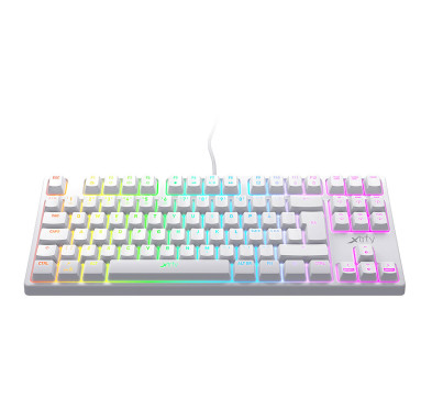 Clavier Xtrfy K4 TKL RGB TENKEYLESS WHITE MECHANICAL