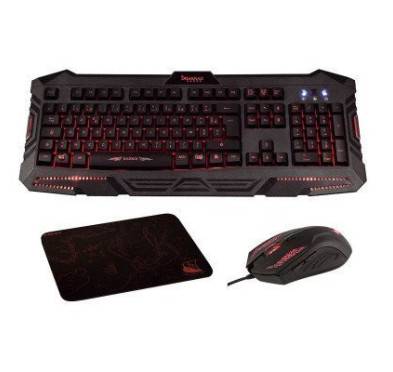 Pack Clavier, Souris & Tapis Konix Drakkar Raider