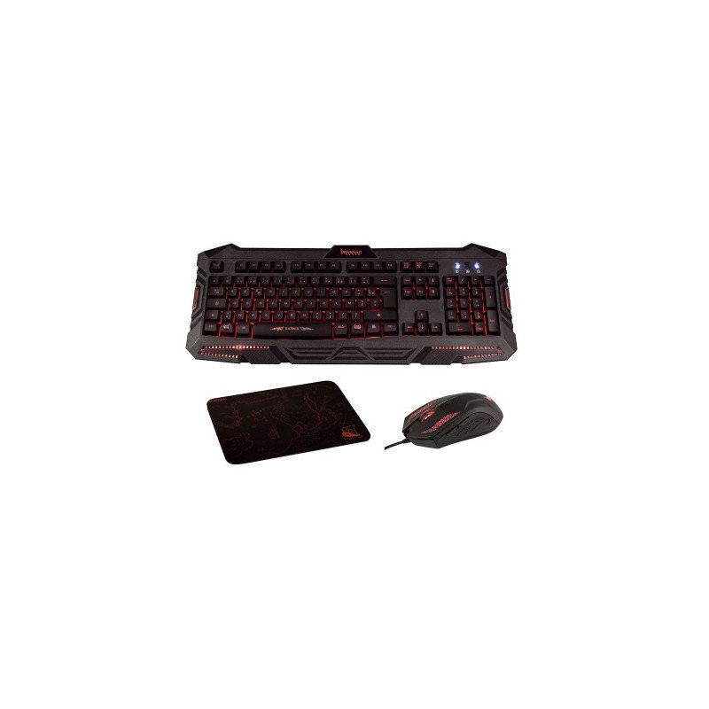 Pack Clavier, Souris & Tapis Konix Drakkar Raider