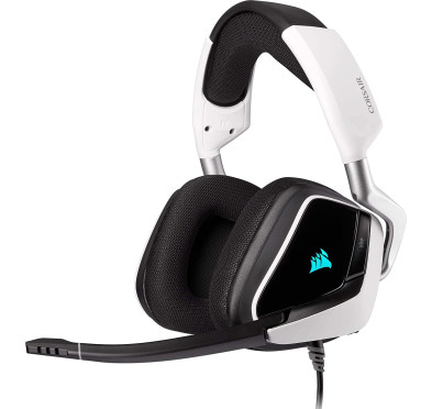 Casque Gaming Premium VOID RGB ELITE USB avec Son Surround 7.1 — Blanc