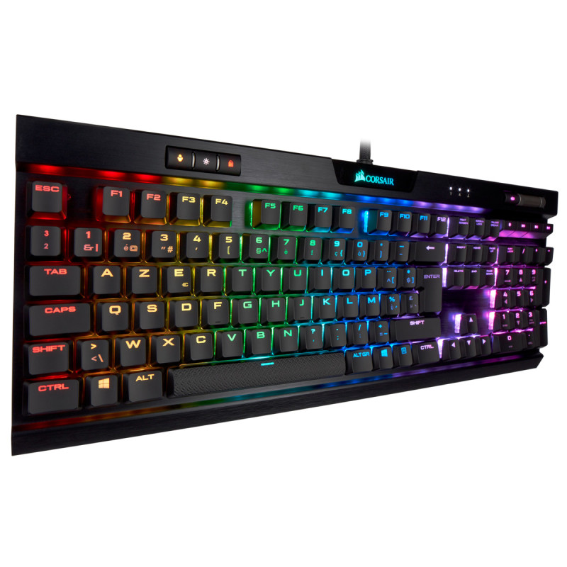 CORSAIR K70 RGB MK.2 RAPIDFIRE Low Profile - LED RGB rétroéclairée CORSAIR K70 RGB MK.2 RAPIDFIRE Low Profile - LED RGB rétroéclairée