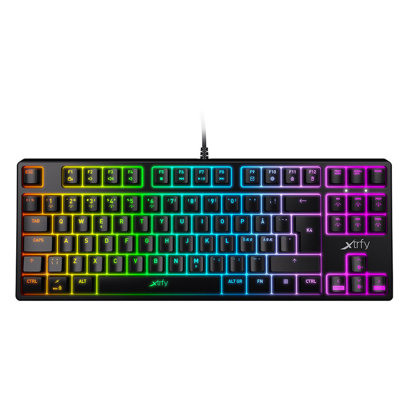 XTRFY CLAVIER K4 RGB TENKEYLESS BLACK MECHANICAL G