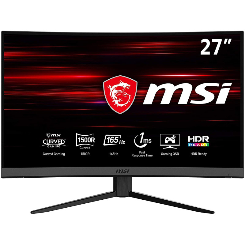 Ecran Gaming MSI Optix MAG272C 27 "Full HD 165Hz Ecran Gaming MSI Optix MAG272C 27 "Full HD 165Hz