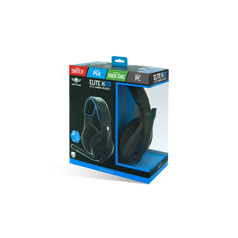 Casque SPIRIT OF GAMER ELITE H20 avec Microphone - Multiplateforme Casque SPIRIT OF GAMER ELITE H20 avec Microphone - Multiplateforme