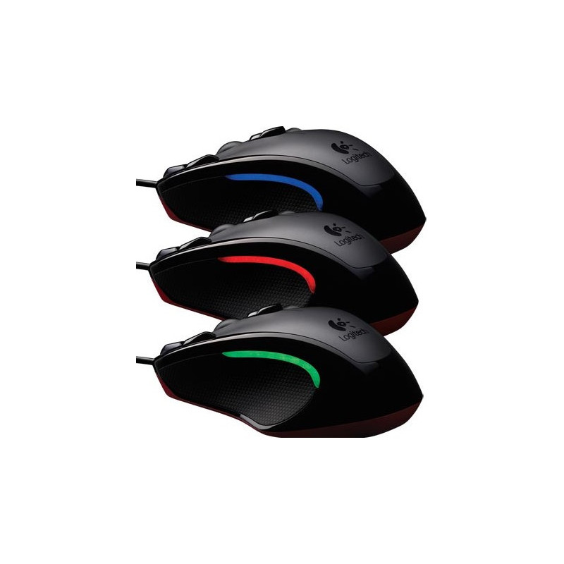 Souris Gamer Logitech G300S - 2500dpi - 9 boutons (Noir) Souris Gamer Logitech G300S - 2500dpi - 9 boutons (Noir)