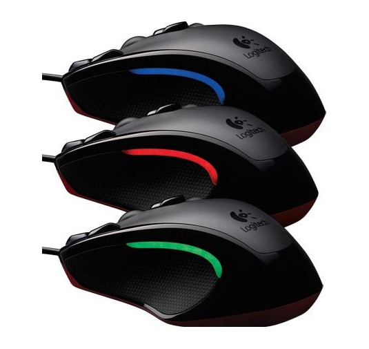 Souris Gamer Logitech G300S - 2500dpi - 9 boutons (Noir)