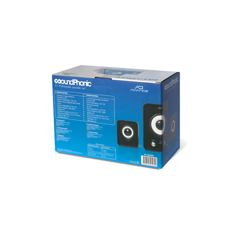 Haut-parleurs ADVANCE SP U803BK Haut-parleurs ADVANCE SP U803BK