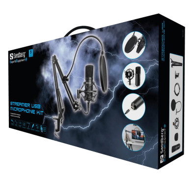 MICROPHONE Kit SANDBERG STREAMER USB