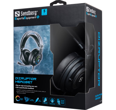 Casque SANDBERG DIZRUPTOR USB 7.1