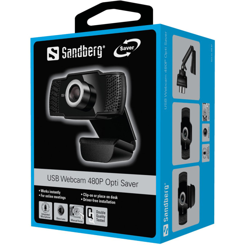 WEBCAM SANDBERG 480P OPTI SAVER USB