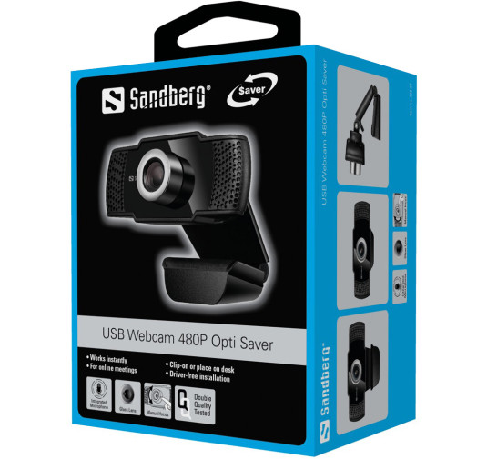 WEBCAM SANDBERG 480P OPTI SAVER USB