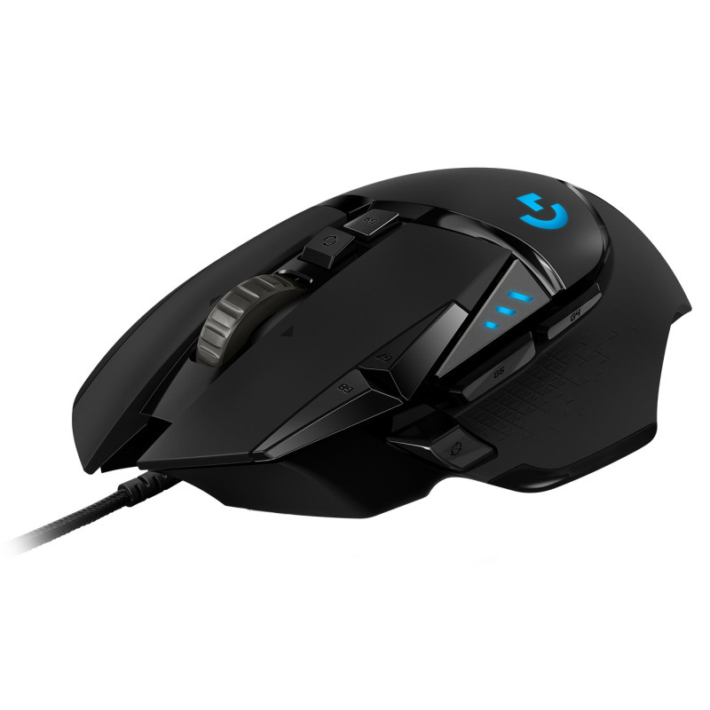 Souris Gamer Logitech G502 HERO - Filaire - 25600 dpi (Noir)