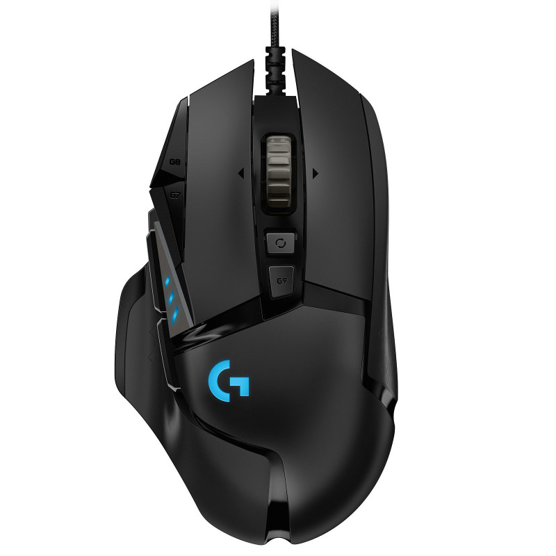 Souris Gamer Logitech G502 HERO - Filaire - 25600 dpi (Noir)
