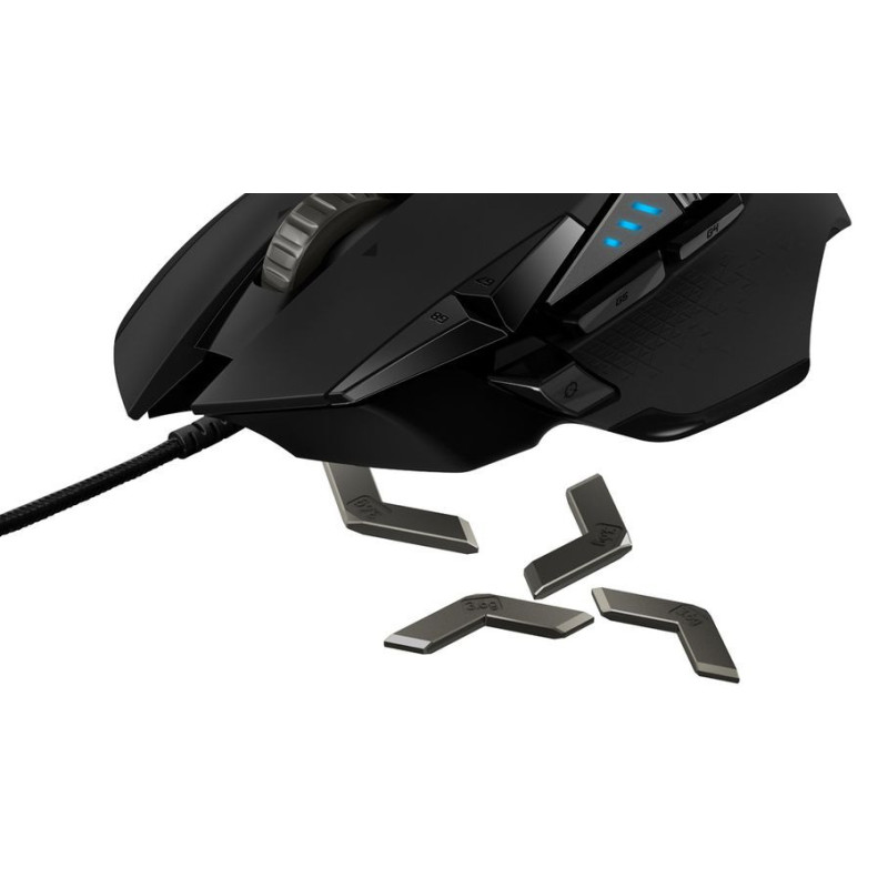 Souris Gamer Logitech G502 HERO - Filaire - 25600 dpi (Noir)
