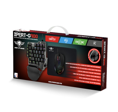 Pack Spirit of Gamer XPERT-G900: Clavier Gamer mécanique + Souris + tapis