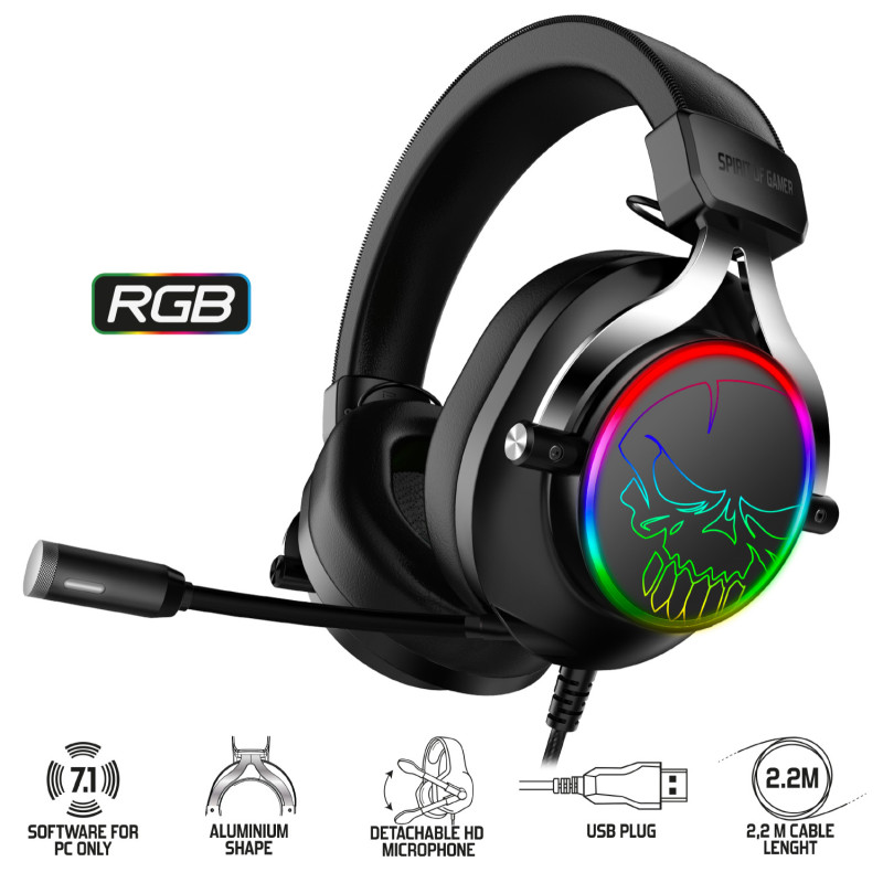 CASQUE SOG XPERT H600 7.1 VIRTUEL PC - Scoop gaming