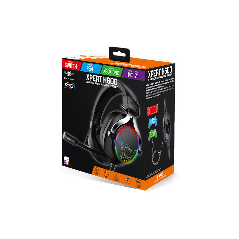 CASQUE SOG XPERT H600 7.1 VIRTUEL PC