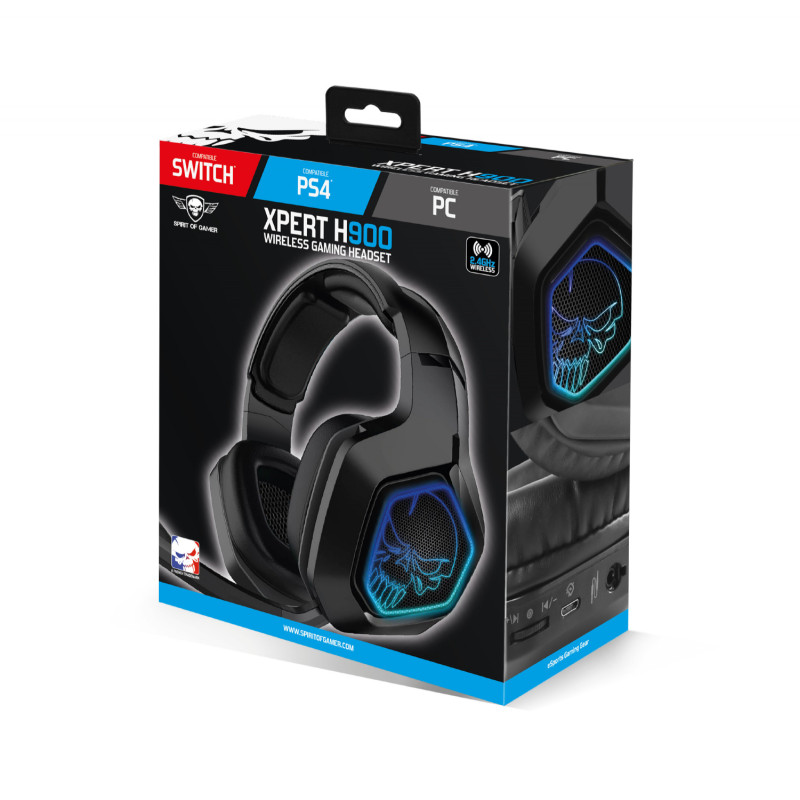 Casque Gamer Spirit of Gamer XPERT H900 SANS FIL -PC/PS4/SWITCH