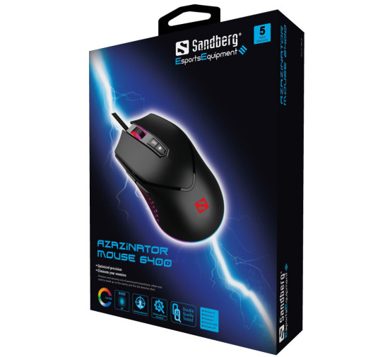SOURIS SANDBERG AZAZINATOR 6400