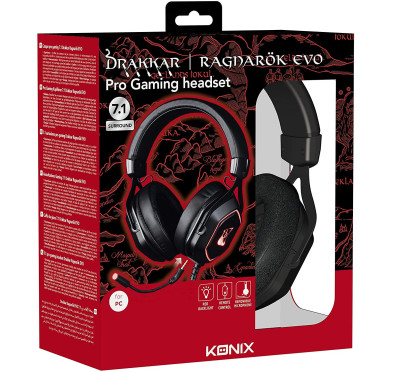 Casque Gaming KONIX Drakkar Ragnarok EVO 7.1 pour PC