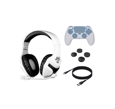 STARTER PACK PS5 KONIX MYTHICS CASQUE+PROTEGE MAN