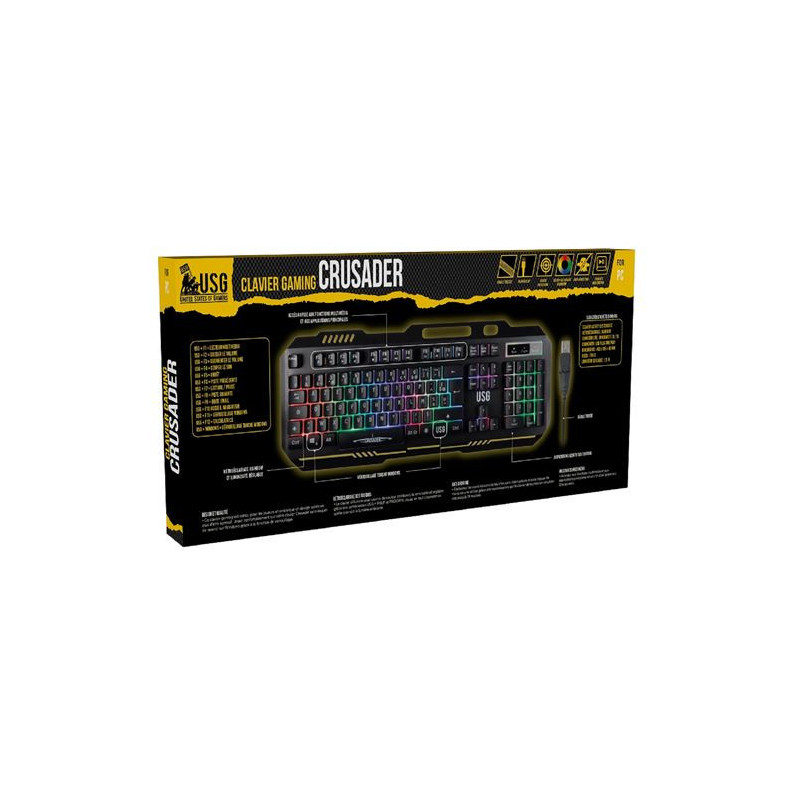 CLAVIER USG GAMING CRUSADER