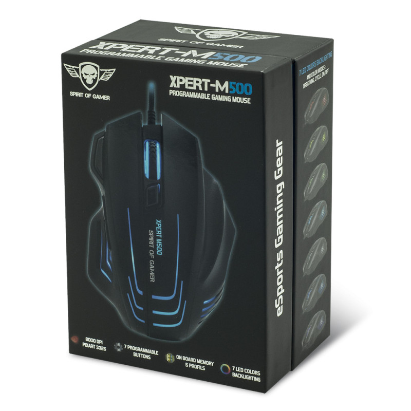 SOURIS SPIRIT OF GAMER XPERT M500 7 Bouton