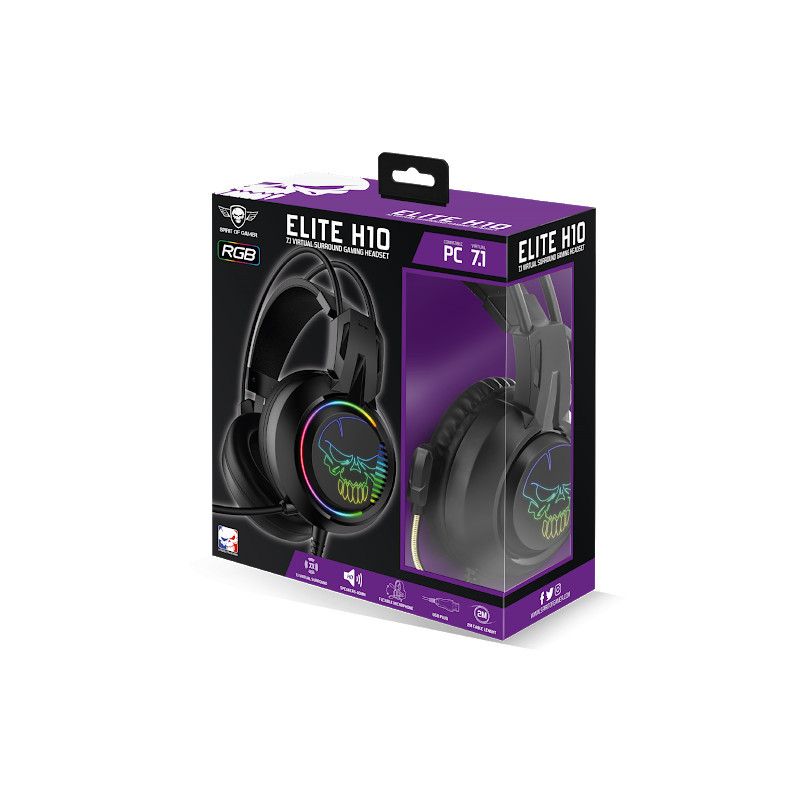 CASQUE SPIRIT OF GAMER  ELITE H10 RGB 7.1