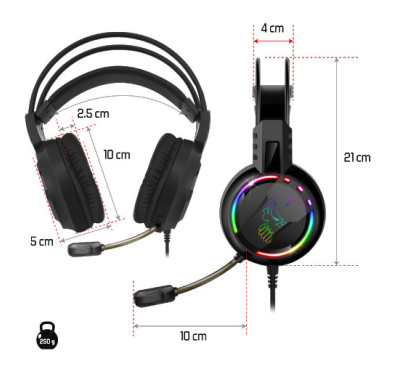 Casque Gamer SPIRIT OF GAMER PRO H7 RGB