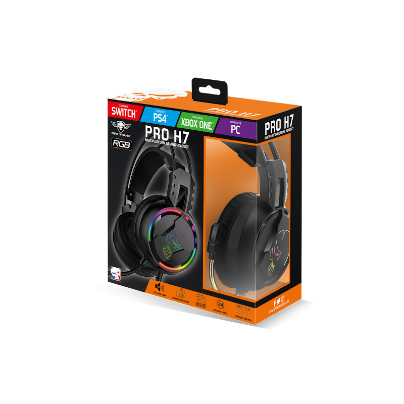 Casque Gamer SPIRIT OF GAMER PRO H7 RGB Casque Gamer SPIRIT OF GAMER PRO H7 RGB