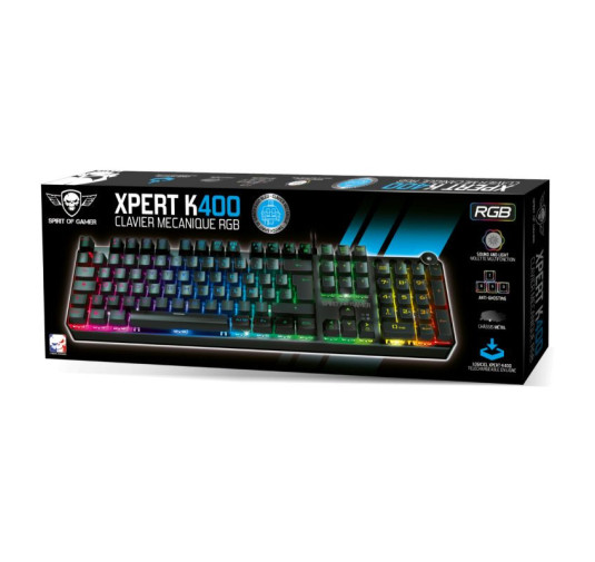 CLAVIER MECANIQUE SPIRIT OF GAMER XPERT K400 RGB