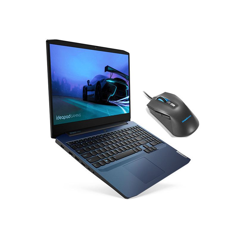 Pc portable LENOVO Gaming 3  5-4600H, écran 15.6", Blue