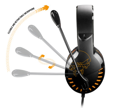 Casque Gaming Spirit of Gamer PRO-H3 Multiplatforme - Noir & Orange