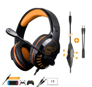 Casque Gaming Spirit of Gamer PRO-H3 Multiplatforme - Noir & Orange