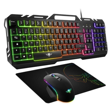 Pack Gaming Spirit of gamer PRO-MK5, clavier, souris et tapis