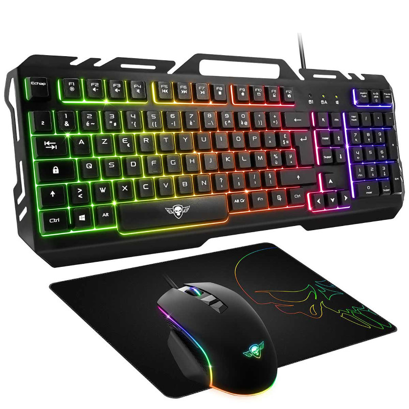 PACK SPIRIT OF GAMER PRO-MK5, CLAVIER, SOURIS ET TAPIS