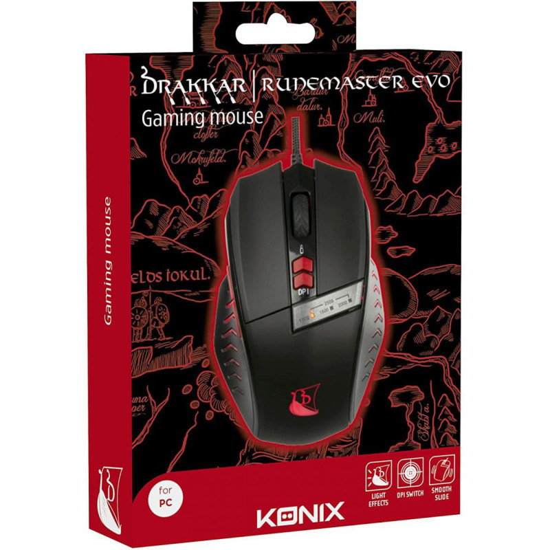 SOURIS KONIX DK SOURIS RUNEMASTER EVO SOURIS KONIX DK SOURIS RUNEMASTER EVO