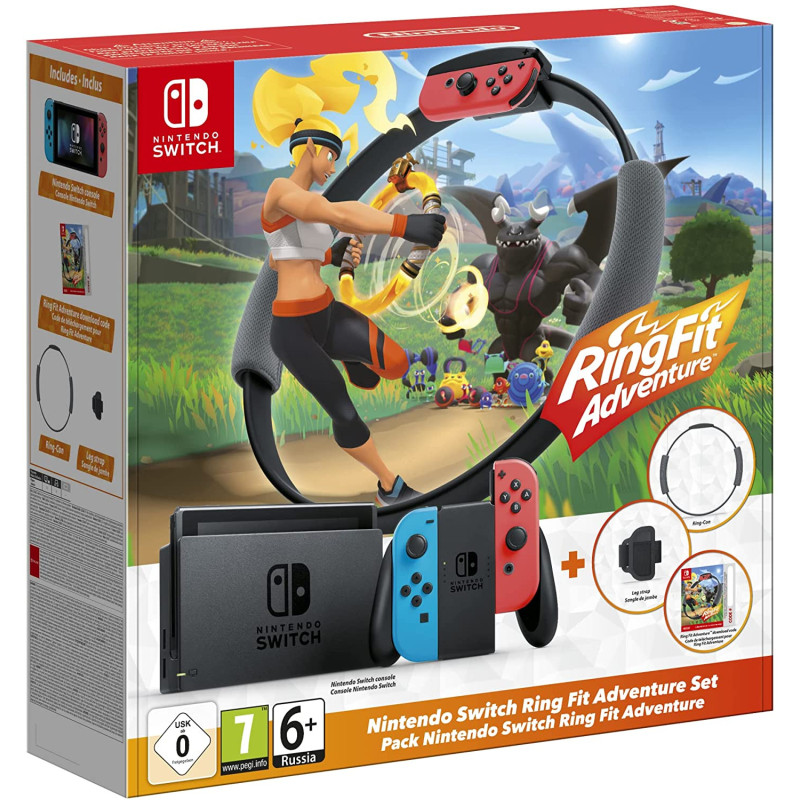 PACK NINTENDO SWITCH RING FIT ADVENTURE