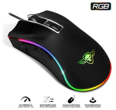 Pack Souris Gamer PRO-M3 RGB + Tapis souris - Scoop gaming