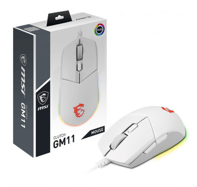 SOURIS Gamer MSI CLUTCH GM11 WHITE