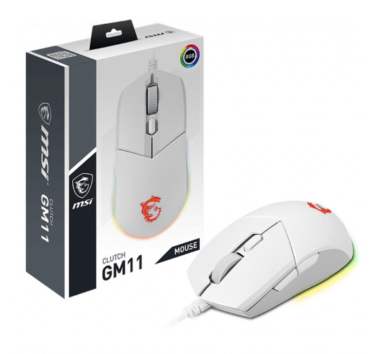 SOURIS MSI CLUTCH GM11 WHITE